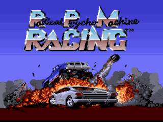 RPM Racing title screen for Super Famicom